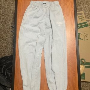 Small sized light blue brandy Melville New York sweatpants